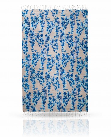 Палантин Женский S-ORCHID/BLUE